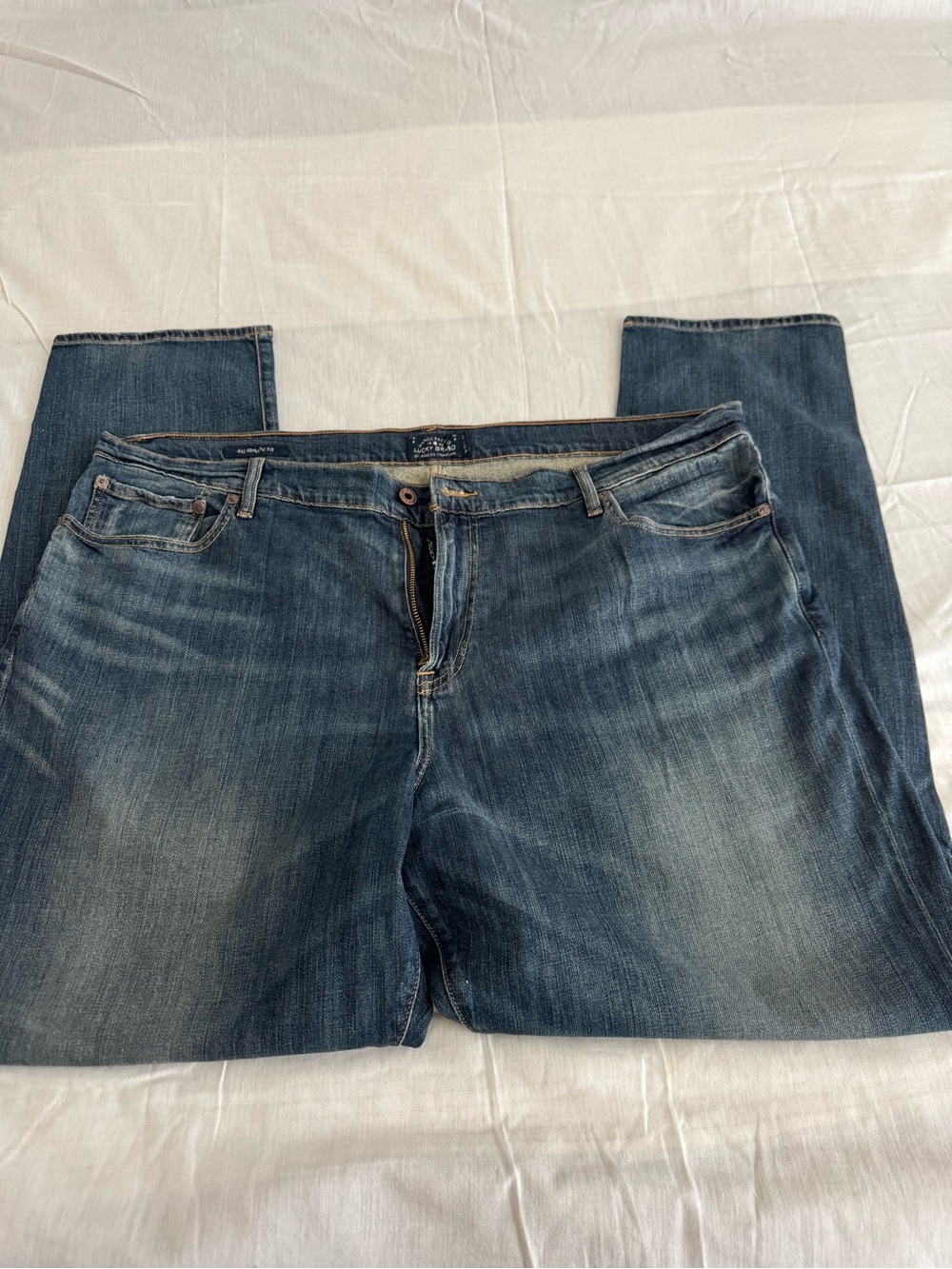 Lucky Brand Women's Straight Leg Jeans - Medium Blue Wash